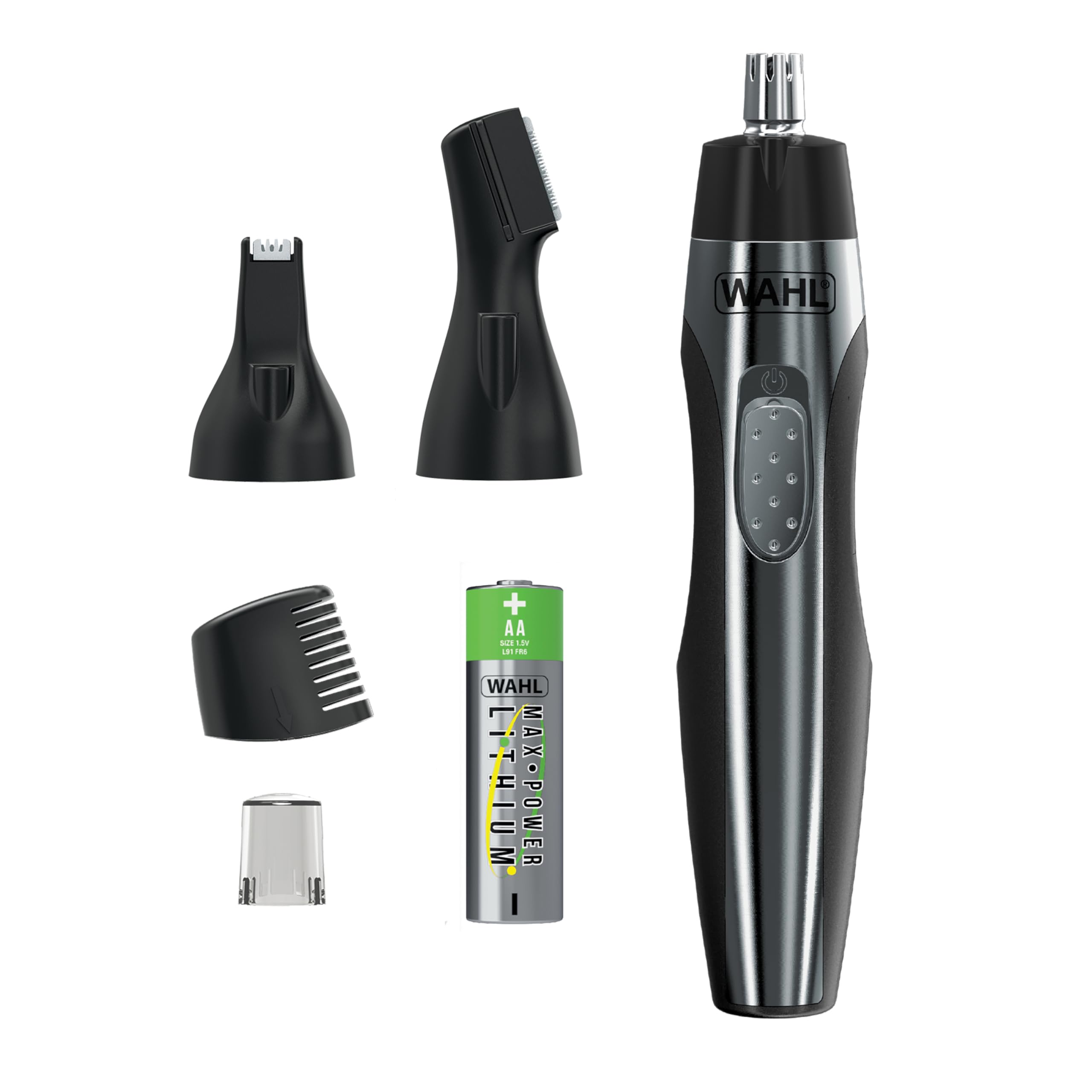 ボディ・フェイスケア WAHL 5540-520 BLACK ICON Amazon.com: Wahl Lithium Battery Powered Lighted Ear, Nose, & Brow